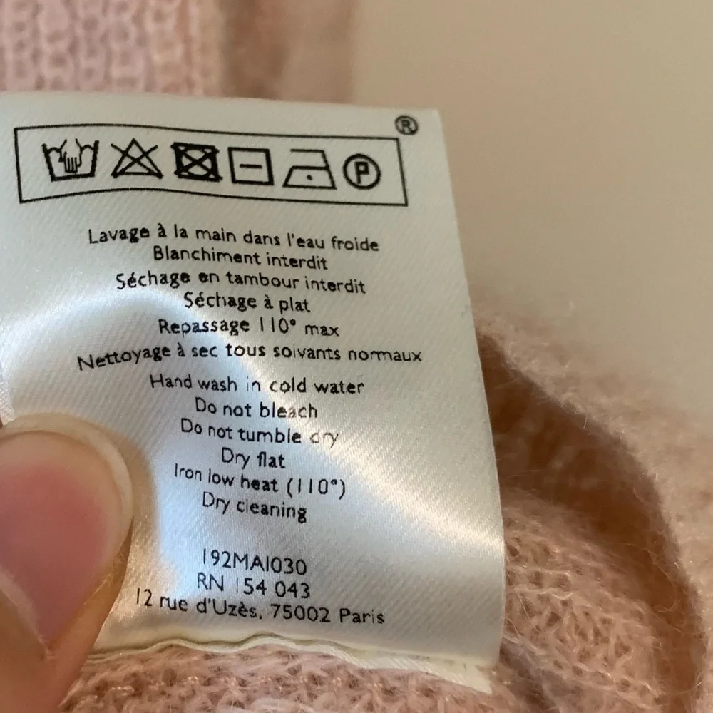 Sezane Pink Women's Sweater - Picture 5 of 8